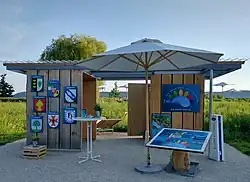 Informationsstand der sieben Teilorte von Überlingen