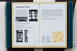 Infotafel am Jüdischen Haus