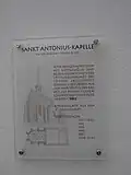 Infotafel der St. Antoniuskapelle