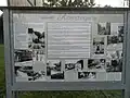 Infotafel am Denkmal für das „Altensteigerle“ in Ebhausen