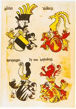 Wappen im Ingeram-Codex von 1459