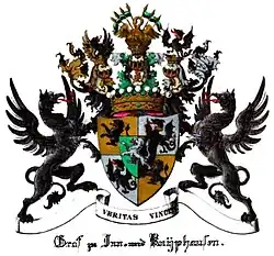 Wappen der Grafen zu Inn- und Knyphausen[23]