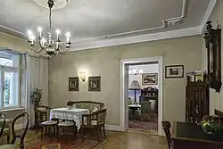 Innenraum im Hotel Westend in Meran mit Sitzmöbeln