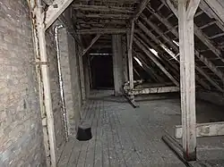 Innenansicht eines Berliner Dachs (Seitenflügel)