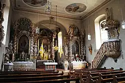 Der Innenraum der Johanneskirche (Juni 2013)