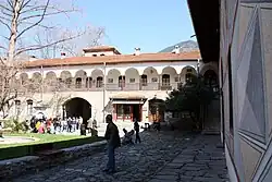 Innenseite des Haupteingangs