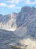 Innere Höllentalspitze von Süden