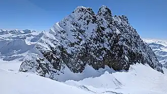 Innere Quellspitze von Westen fotografiert (März 2025)