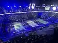 Die Arena während der olympischen Badminton-Wettbewerbe
