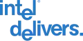 Logo der Marke „Intel Delivers“
