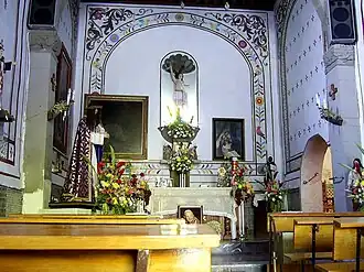 Innenansicht der Kirche San Sebastián