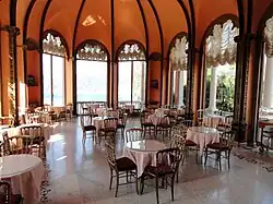 Esszimmer, heute Teerestaurant – Café