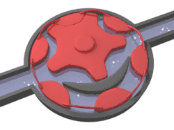 Animation einer Innenzahnradpumpe (Sichelpumpe)