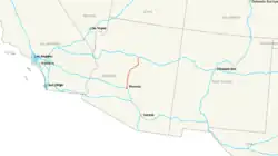 Streckenverlauf der Interstate 17 (AZ)