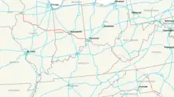 Streckenverlauf der Interstate 74