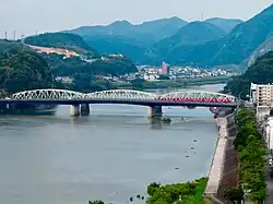 Inuyama-Brücke über den Kiso