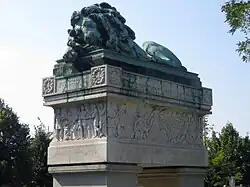 Grabmal General von Scharnhorst. Teilansicht