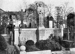 Grabmal auf dem Invalidenfriedhof (zerstört)