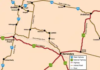 Übersichtskarte Irrigation Way