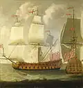 Two Views of an East Indiaman of the Time of King William III (Zwei Ansichten eines Ostindienfahrers zur Zeit König Wilhelms III.)
