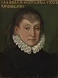 Rodolfos Frau Isabella Gonzaga geb. Gonzaga di Gazzuolo
