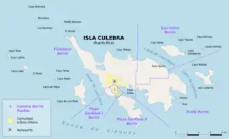 Culebrita als östlichste Insel der Gemeinde Culebra