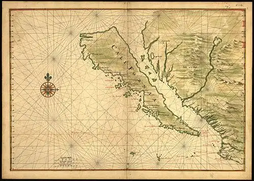 „Insel“ Kalifornien, ca. 1650