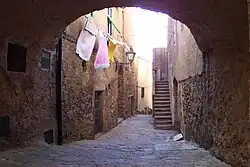 Eine Gasse in Giglio Castello