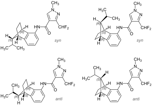 Strukturformel von Isopyrazam