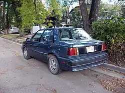 Heckansicht Limousine