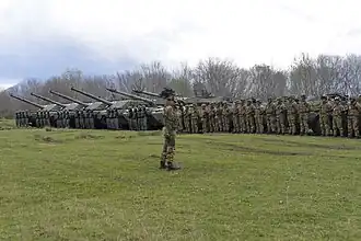 Soldaten verschiedener Truppenteile der Brigade, 2019