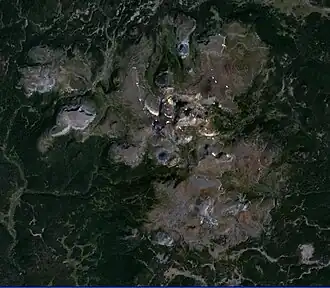 Satellitenbild der Itcha Range