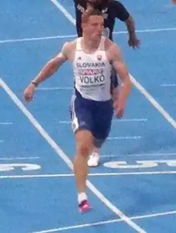Ján Volko Rang sechs in 20,61&nbsp;s