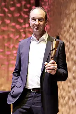 Jürgen Heimüller bei der Verleihung des Deutschen Kurzfilmpreises 2019 in Hamburg