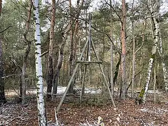 Gipfelmarkierung auf dem Börnickenberg