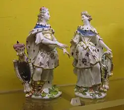 Friedrich Christian von Sachsen und Gemahlin 1747