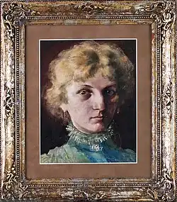 Seine Ehefrau Katharina (um 1900)