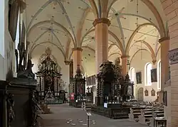 Innenraum der Klosterkirche, linkes Seitenschiff