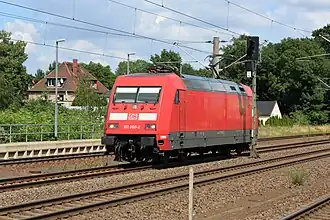 101 060 im Bahnhof Borsdorf (Sachs)
