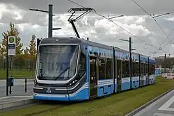 Wagen 922 an der Haltestelle Technopark, 2021