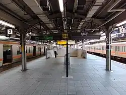 Bahnsteig (Gleise 3/4)