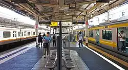 Bahnsteig der Chūō-Sōbu-Linie