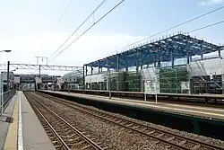 Bahnsteige der Esashi-Linie