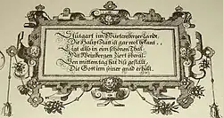 Deutsches Widmungsgedicht.
