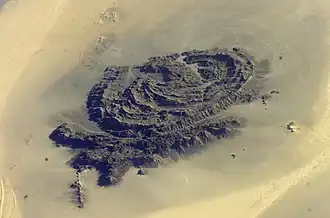 Satellitenfoto vom Jabal Arkanu
