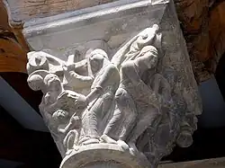 Kapitell: Opferung Isaaks