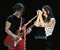 Jack White und Meg White von den White Stripes