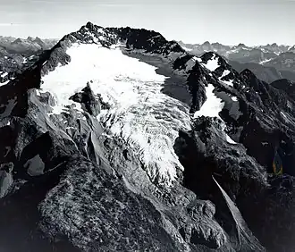 Nohokomeen-Gletscher an der Nordwestflanke (1966)
