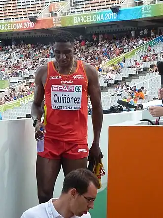 Jackson Quiñónez konnte im Halbfinale die 14-Sekunden-Marke nicht mehr unterbieten und schied&nbsp;aus