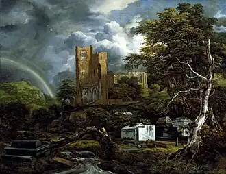 Jacob van Ruisdael: Jüdischer Friedhof, um 1654/1655 Detroit Institute of Arts